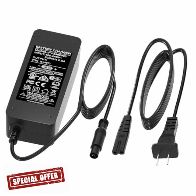 54.6V 2A Charger Compatible with Super 73 ZX/S2/RX/Z/S/R Adventure Series                                                          48V Battery Charger