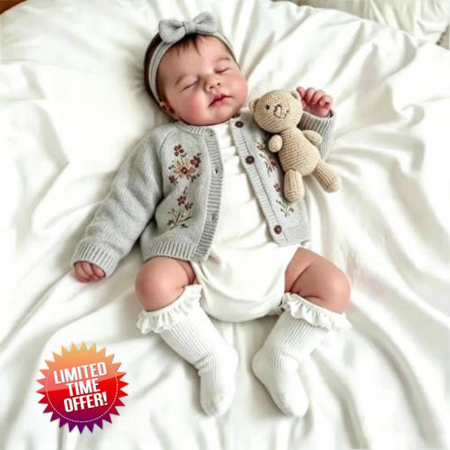 Anano 20" Reborn Baby Doll Girl Vinyl Body Realistic Toddler Doll Real Baby                                                          Lifelike Newborn Doll Real Life Baby Doll