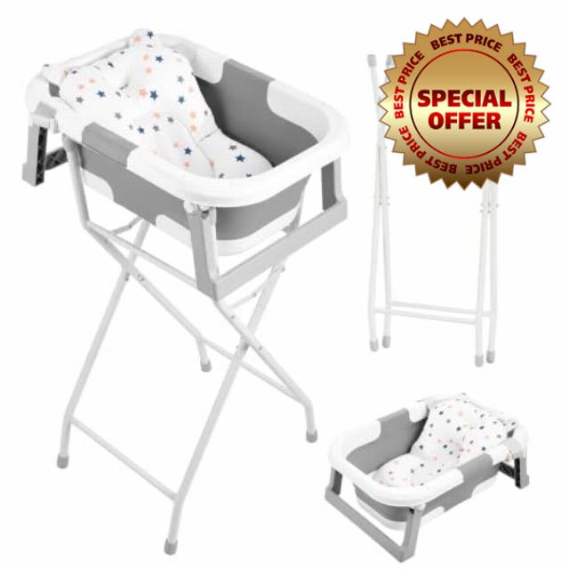 Foldable Baby Bath with Stand