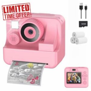 Snapokidy Instant Camera (Pink)