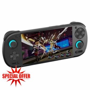 Retroid Pocket 6 Handheld Games Console - 5.5 Inch 120Hz 1080p AMOLED Screen