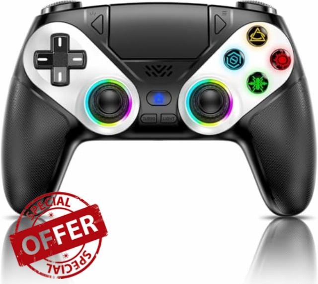 Dinosoo RGB Wireless Controller for PS5