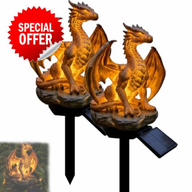 Solar Dragon Garden Ornaments Outdoor