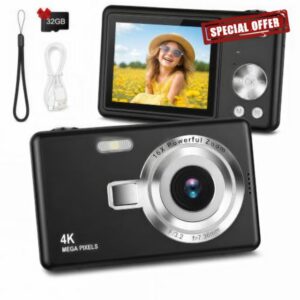 Digital Camera with 32GB Card