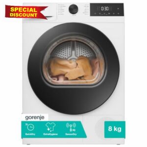 Gorenje DG2P8E/UK 8 kg Freestanding Heat Pump Tumble Dryer