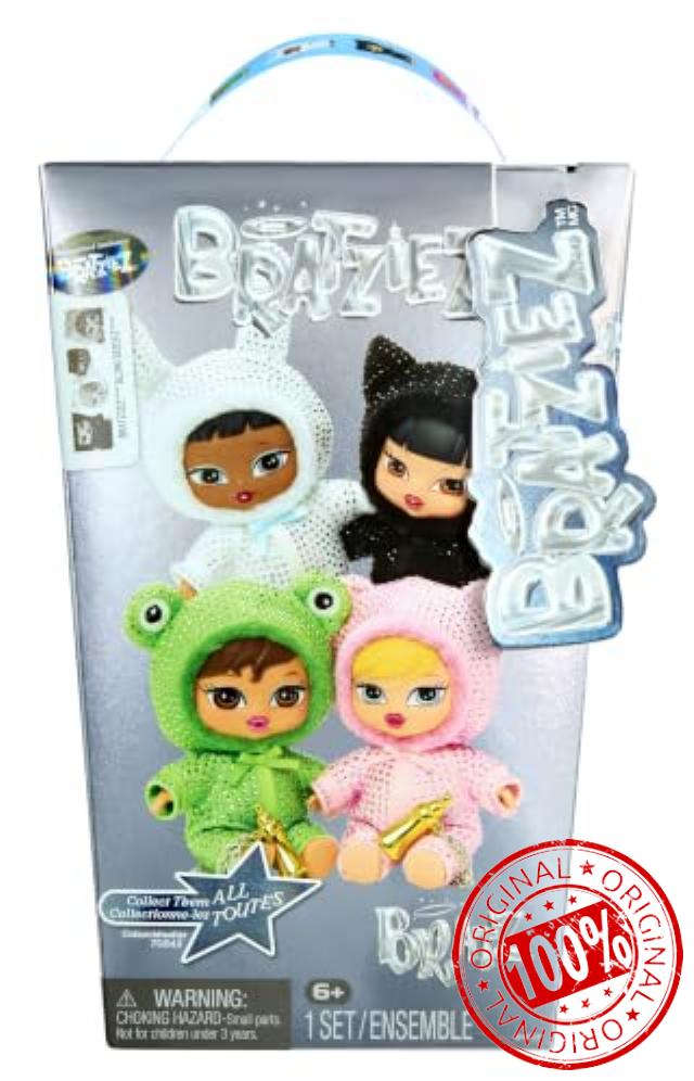 Bratz Bratziez Bling 25th Anniversary Series - 6 Plush Collectable                                                          Hard Faceplate