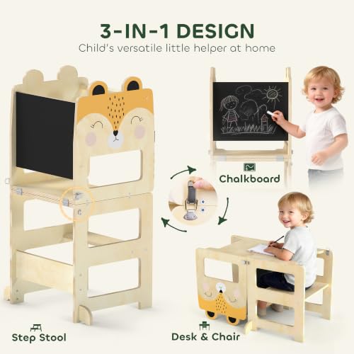 Toddler Table and Chair Set for Kids 2-5Y