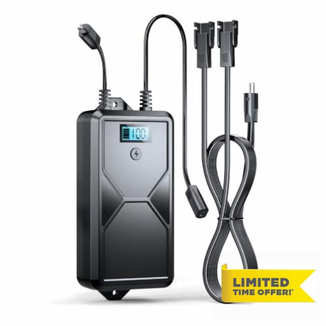 2500mAh Battery Pack for Recliner Sofa with 2-Pin Connector                                                          Rechargeable Cordless Power Supply with Extension Cable