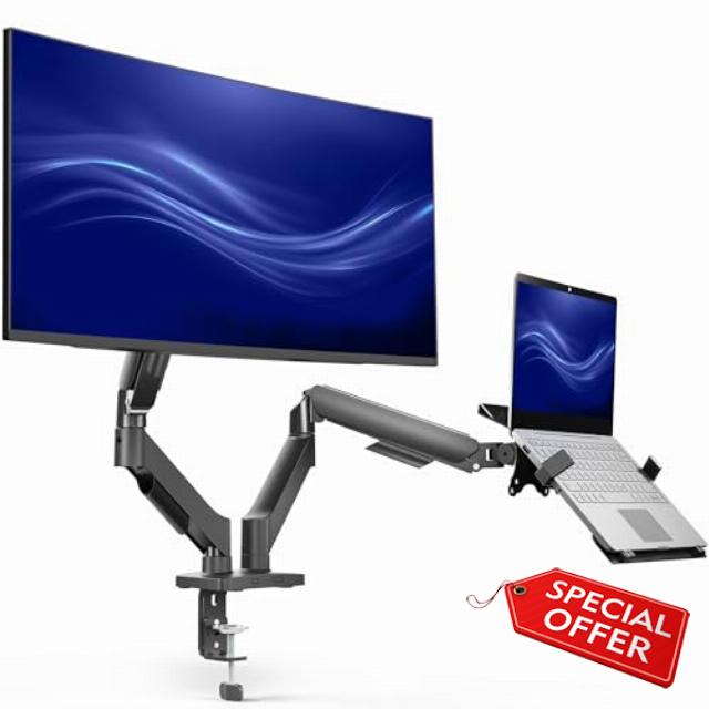 VIVO Universal Adjustable Monitor and Laptop Desk Mount