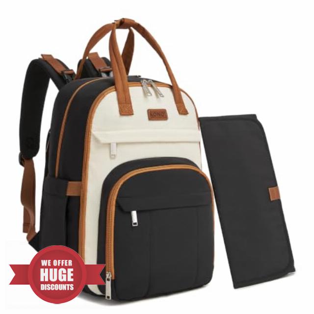 Kono Baby Changing Bag Backpack with Changing Mat