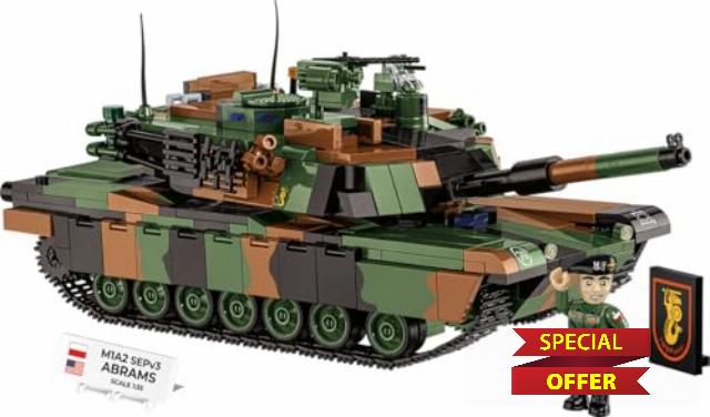 COBI M1A2 SEPv3 Abrams                                                          Pad Printed