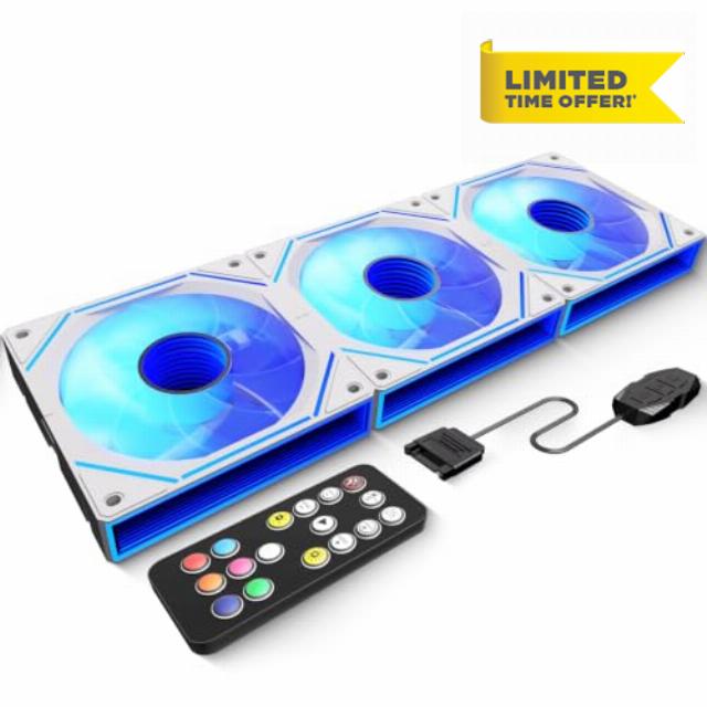 120mm PC Fans 3-Pack