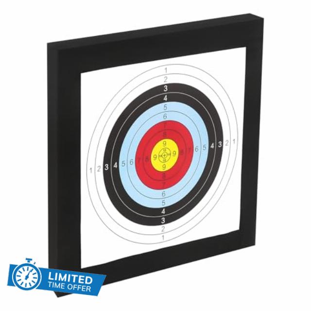 EVA Archery Target 50cm with 10 Arrow Targets & 4 Target Pins