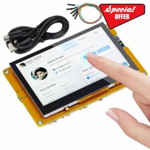 FREENOVE ESP32 Display ESP32-S3 CYD 4.3" 800x480 IPS Capacitive Touchscreen                                                          Onboard Dual-core 32-bit 240 MHz Microcontroller with WiFi+BT
