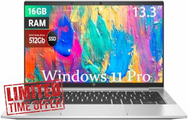HP EliteBook 830 G7 Business Laptop 13.3" i5-10th 16GB 512GB W11(Renewed)                                                          13.3"FHD(1920x1080)