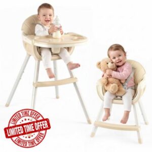 4‑in‑1 Adjustable Baby High Chair