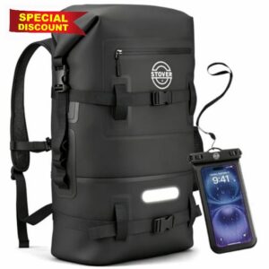 STOVER 30/40/55L Waterproof Dry Backpack & Phone Case - Large Floating Dry Bag for Kayaking
