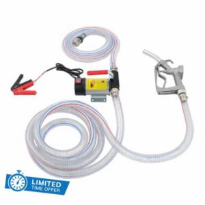 Fuel Transfer Pump 12V 200W Electric Diesel Transfer Pump 45L/min (9.9GPM)