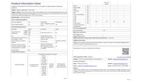 Manual Temperature Control and 3 x Drawers
