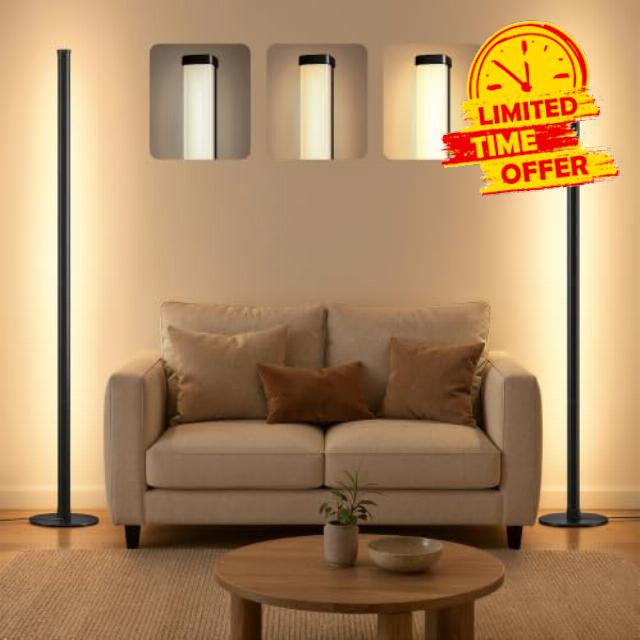 VASAGLE LED Floor Lamp LFL023BD03-2J           [Energy Class E]                                                  Floor Standing Reading Lamp
