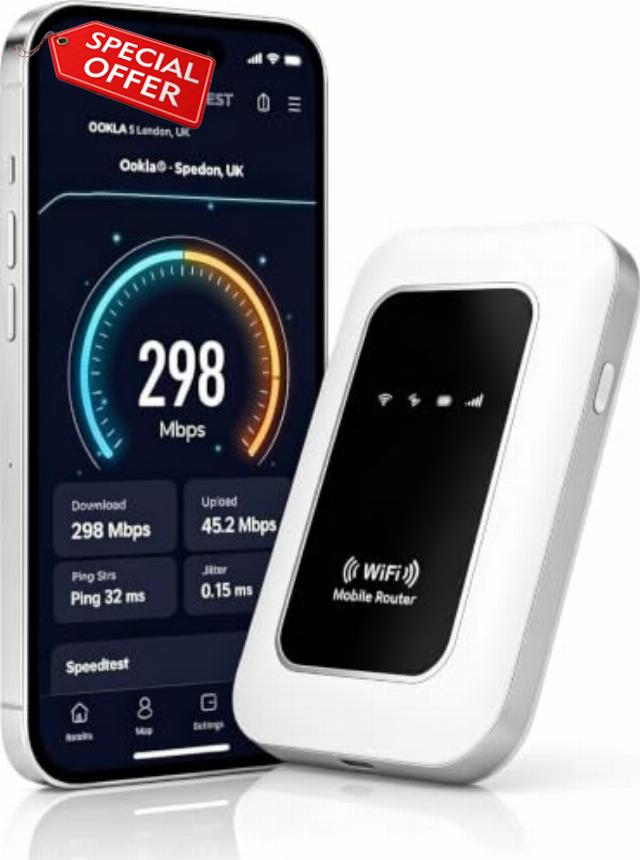 5G Portable WiFi 6 MiFi Hotspot