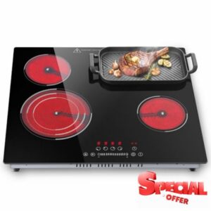 SNDOAS Ceramic Hob 4 Zones
