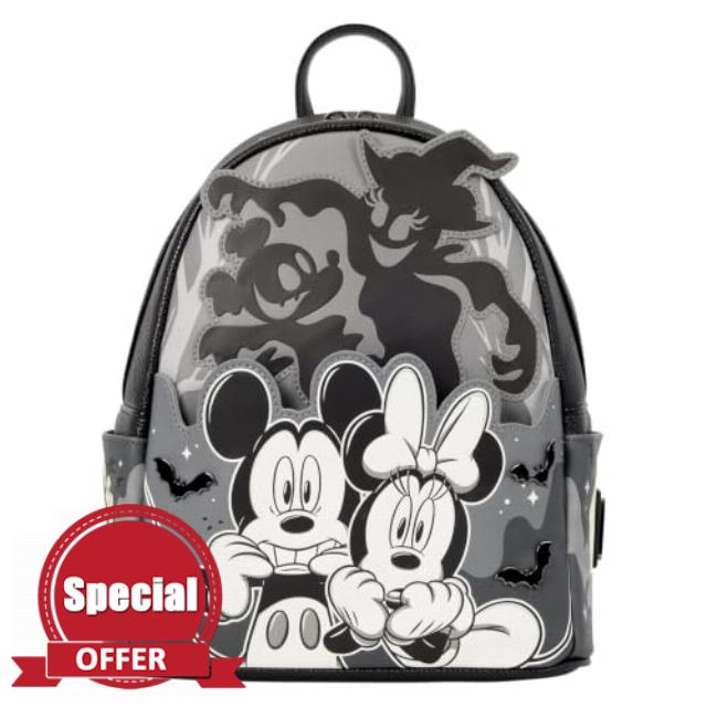 Loungefly Disney Mickey & Minnie Light Up Glow Mini Backpack