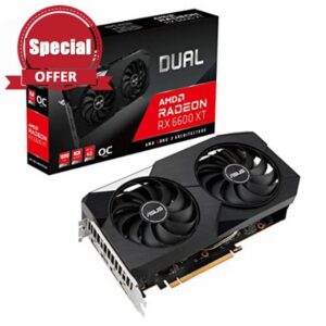 ASUS Dual AMD Radeon RX 6600 XT OC Edition 8GB GDDR6 Gaming Graphics Card (AMD RDNA 2