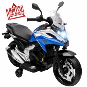 AIYAPLAY Licensed Honda 12V Kids Electric Motorbike for 3-6 Years Blue                                                          Ride on Motorcycle