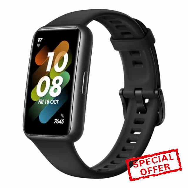 HUAWEI Band 8 Fitness Watch - Ultra Thin Smart Band design with Activity Trackers Compatible with Android & iOS - Midnight Black (Renewed)