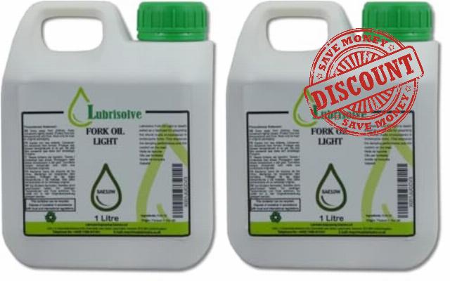 Lubrisolve Fork Oil Light SAE 10W 1 litre (Pack of 2)