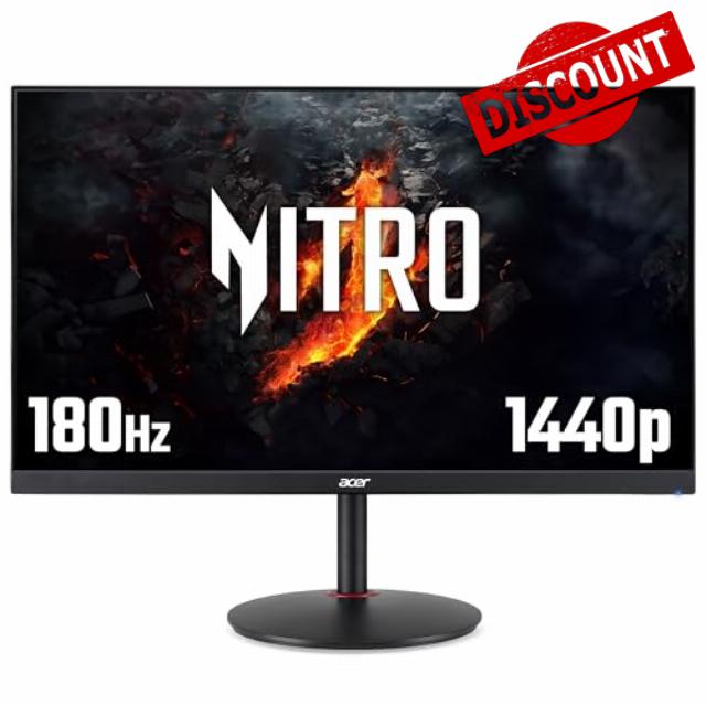 acer Nitro XV271UM3 27 inch Quad HD (2560 x 1440) Gaming Monitor - 180Hz