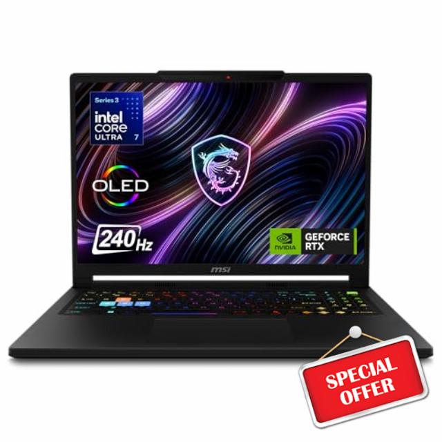 MSI Raider 16 HX Gaming Laptop