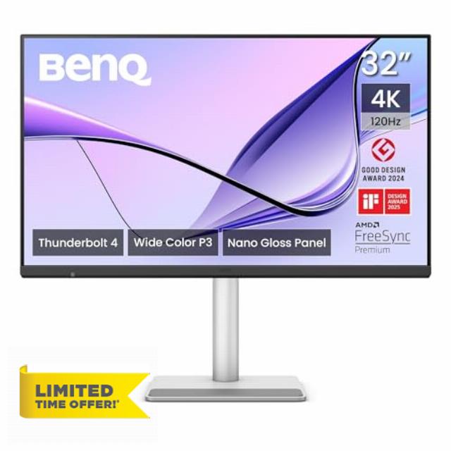BenQ MA320UG 32" 4K 120Hz Nano Gloss Monitor for Mac Creators