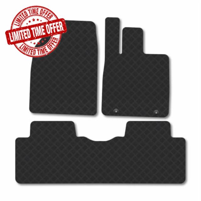 BYD Atto 2 (2025+) 3mm Rubber Car Mats                                                          Tailored Fit Durable Floor Mats Full Coverage Protection Waterproof Accessories Easy Clean Anti Slip Made in the UK
