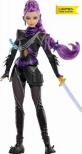 ​Mattel KPop Demon Hunters HUNTR/X Rumi Deluxe Fashion Doll                                                          Wearing Removable Battle Look with Sword Accessory