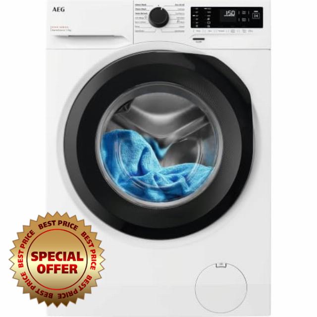 AEG Washing Machine 9 kg Class A LFE50944B           [Energy Class A]                                                  9 kg capacity