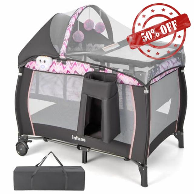 INFANS 4 in 1 Travel Cot