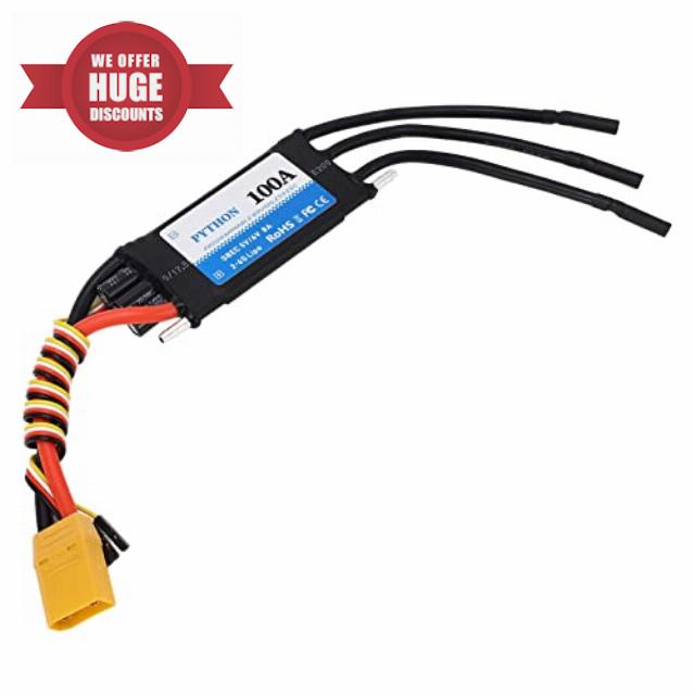Waterproof Bi-directional ESC 100A with Adjustable BEC of 5V 6V 8A
