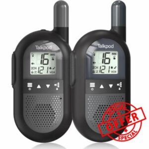 Talkpod Family Walkie Talkies Rechargeable for Adults Kids