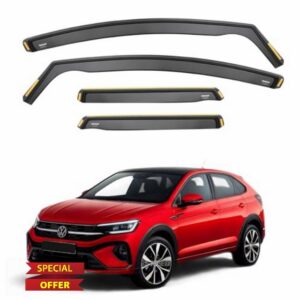 ISPEED Wind Deflectors For VW Taigo 2020-2027 5-Door SUV Wind Deflectors 4pc Set | Keep Your Car Ventilated In Rain & Wind