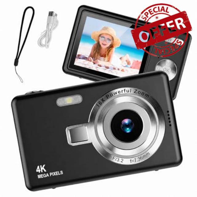 Digital Camera 1080P FHD 44MP with 2.4" LCD Screen