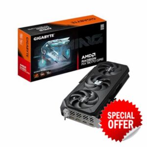 GIGABYTE Gaming Radeon RX 9070 GRE 12GB GDDR6 PCI Express 5.0 ATX Graphics Card GV-R907GREGAMING OC-12GD
