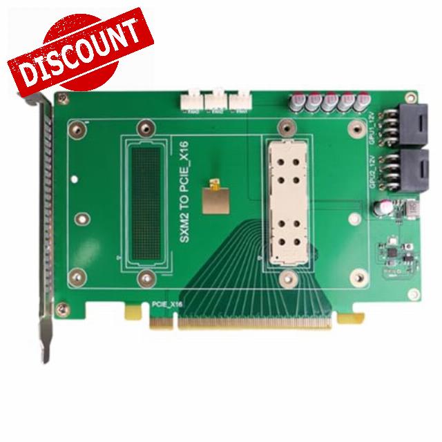For V100 SXM2 Graphics Card for GPU Adapter Card SXM2 to PCIe X16 Expansion Card SXM2 Expansion Card
