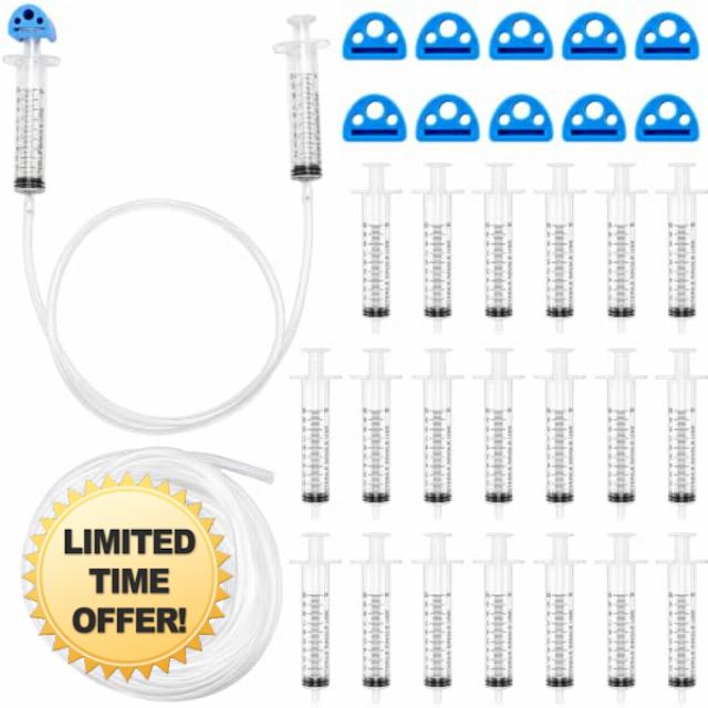 TrelaCo 31 Pcs Hydraulic and Pneumatic Bulk Kit