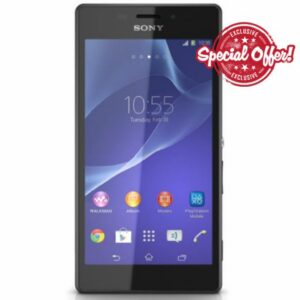 SONY XPERIA M2 D2303 8GB BLACK FACTORY UNLOCKED SINGLE SIM CELL PHONE (Renewed)