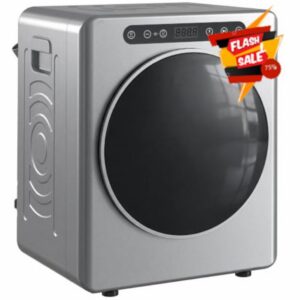 HOMCOM Vented Tumble Dryer 5kg Wet Laundry/3kg Dry Capacity 1000W Silver           [Energy Class G]                                                  Compact Freestanding Tumble Dryer