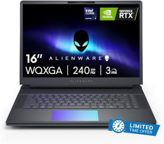 Dell Alienware 16 Area-51 AA16250 16.0" 240Hz IPS WQXGA Display (Intel Ultra 9-275HX