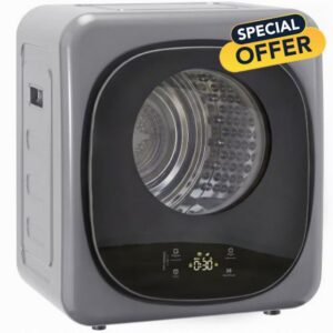HOMCOM Vented Tumble Dryer 4kg Wet Laundry/2.5kg Dry Capacity 800W           [Energy Class G]                                                  57cm Height 800W Compact Freestanding Clothes Drying Machine with 5 Drying Modes