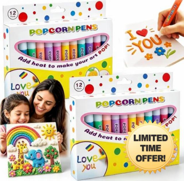 Popcorn Pens